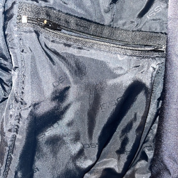 Vintage 80's OSSI  Skiwear Black Moto Style Ski Jacket Sz M - Picture 13 of 14